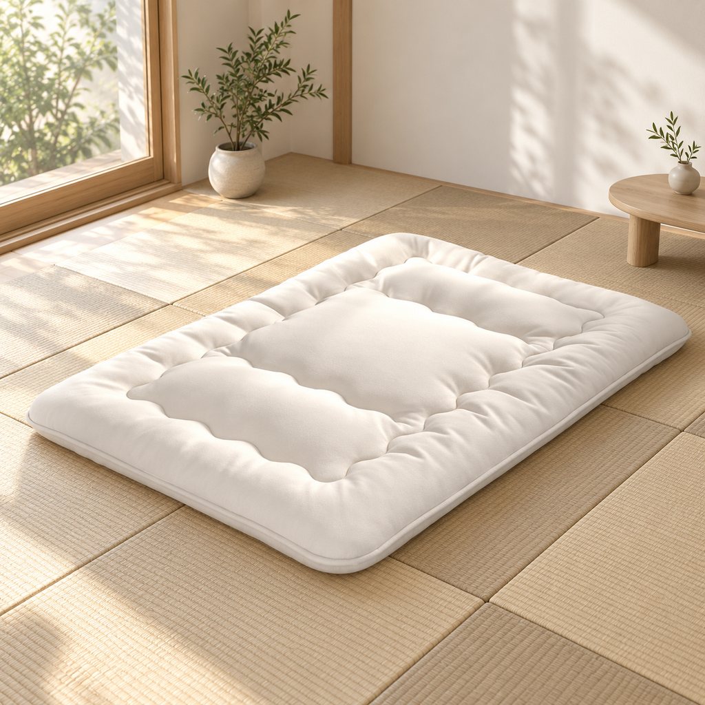 Futon Japonais  - Housse Lavable & Sac de Transport