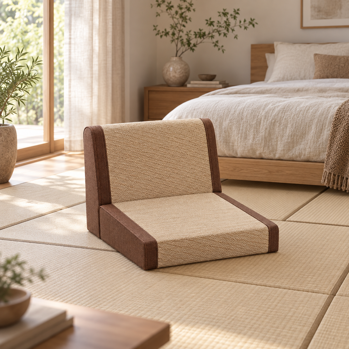 Chaise de sol avec dossier - Confort & Détente