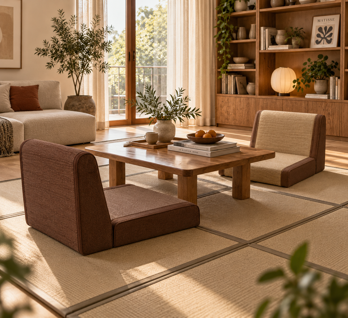 Chaise de sol avec dossier - Confort & Détente