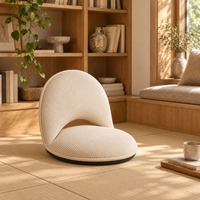 Chaise de sol pliable à dossier réglable