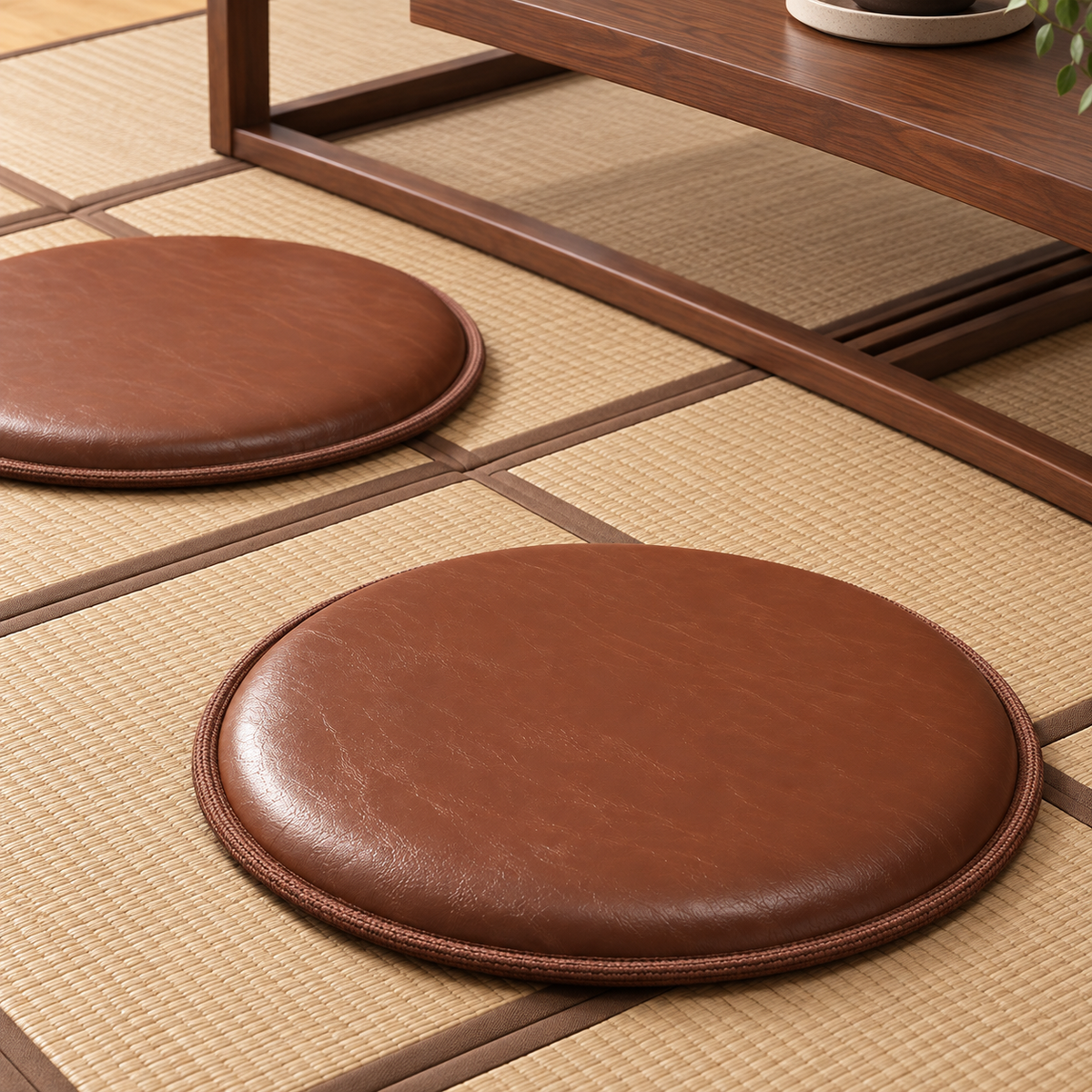 Coussin de Sol Rond – Confort & Élégance