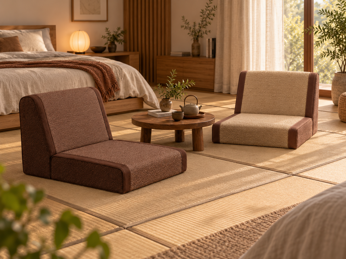 Chaise de sol avec dossier - Confort & Détente