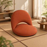 Chaise de sol pliable à dossier réglable