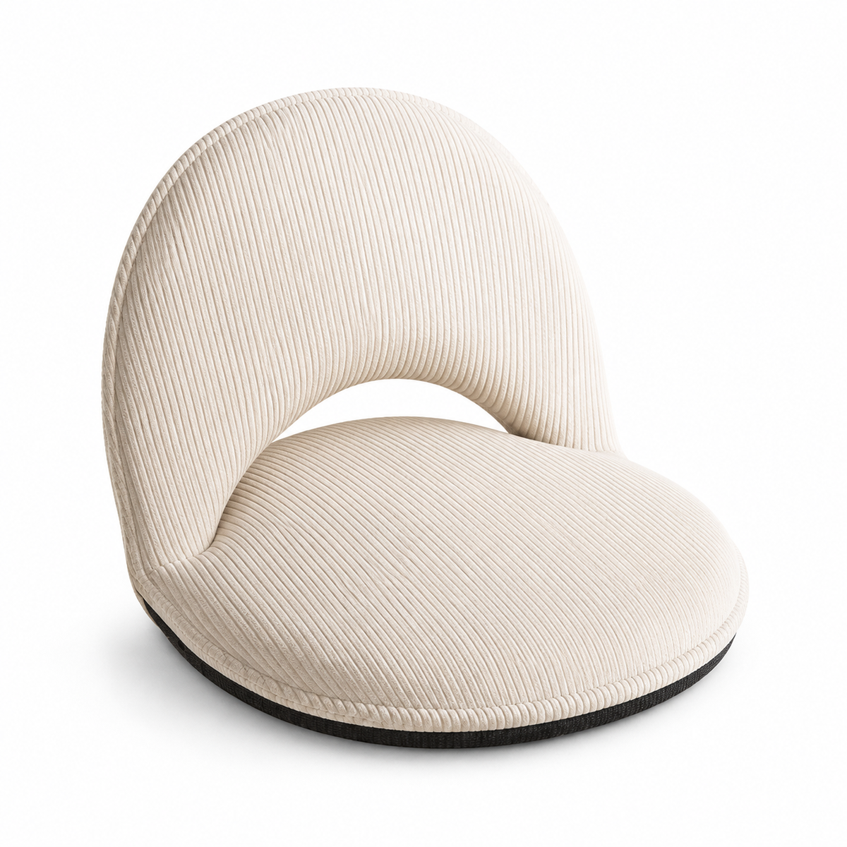 Chaise de sol pliable à dossier réglable
