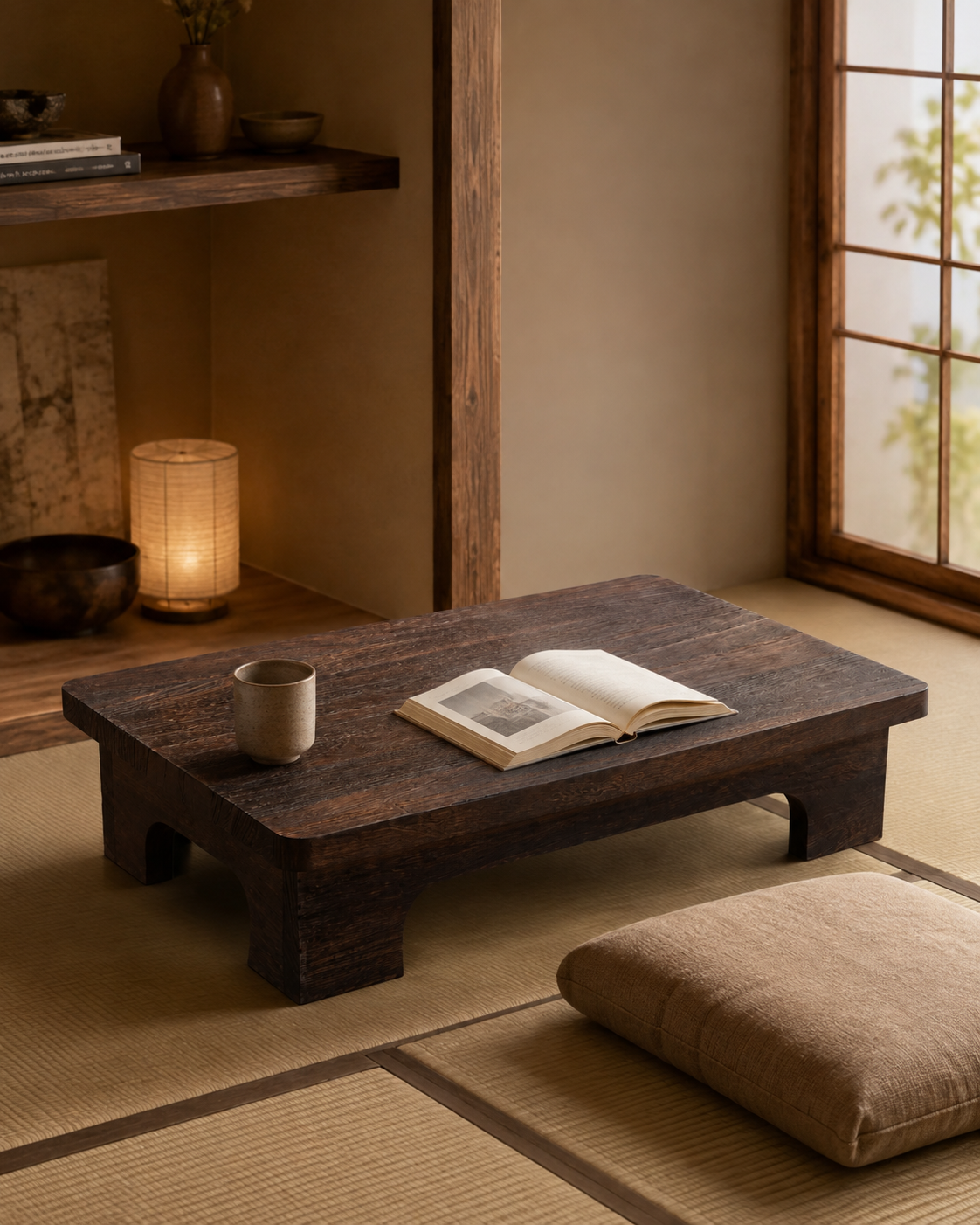 Table d'Appoint Basse - Compact & Minimaliste